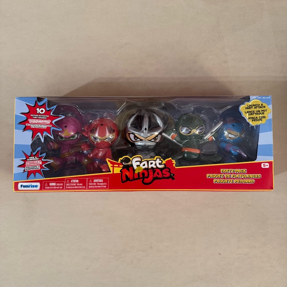 Funrise Fart Ninjas Action Figure 5-Pack